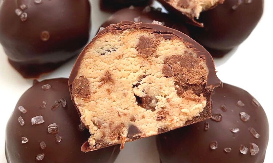 Low Sugar Protein Cookie Dough Balls – B.T.R. Bar