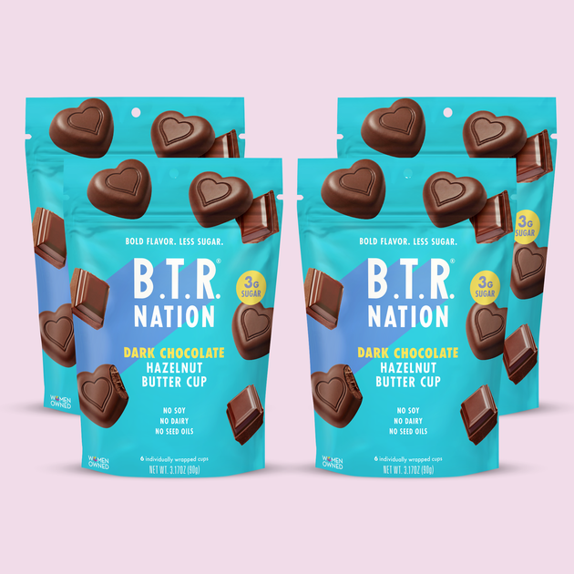 DARK CHOCOLATE NUT BUTTER CUPS – B.T.R. Bar