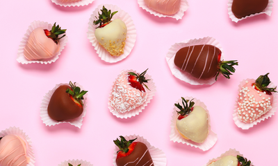 Low Sugar Chocolate Covered Strawberries