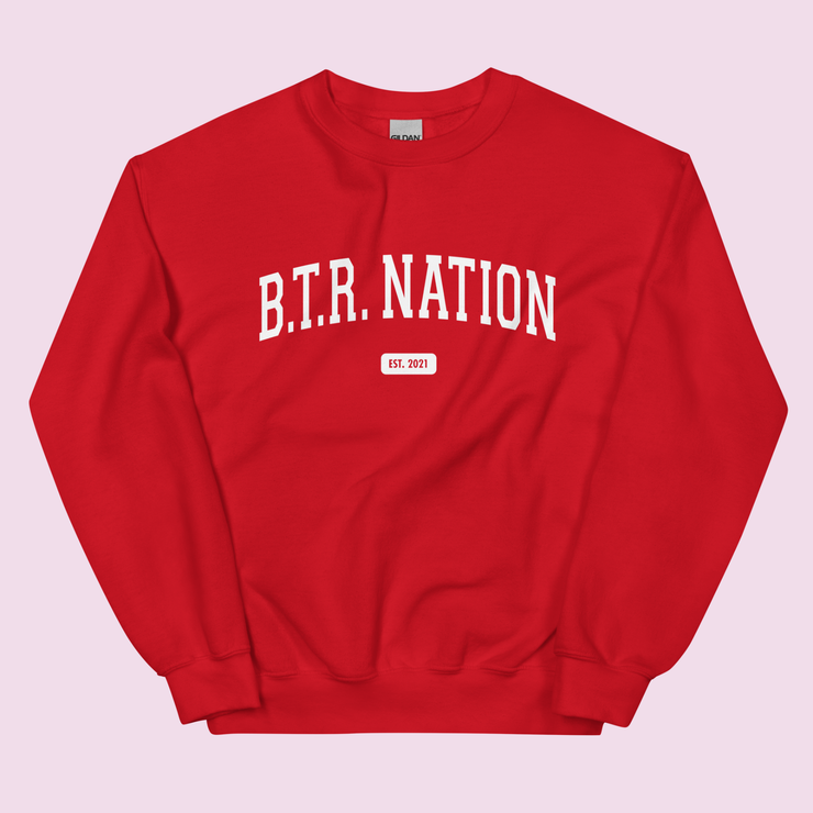 BTR Nation University-Style Sweatshirt