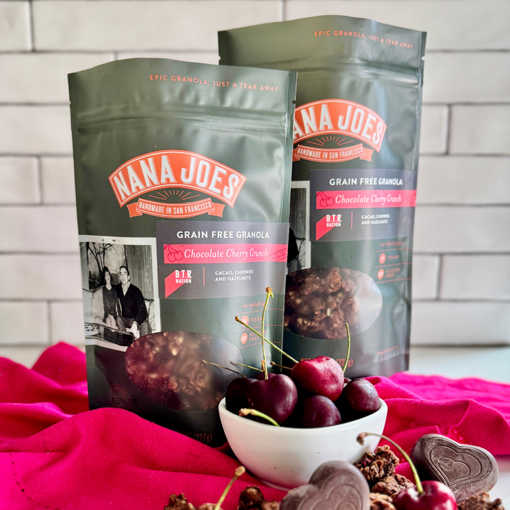 LIMITED EDITION COLLAB: GRAIN-FREE CHOCOLATE CHERRY CRUNCH GRANOLA (1 BAG)