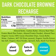 Dark Chocolate Brownie RECHARGE (12 Count) 🍫