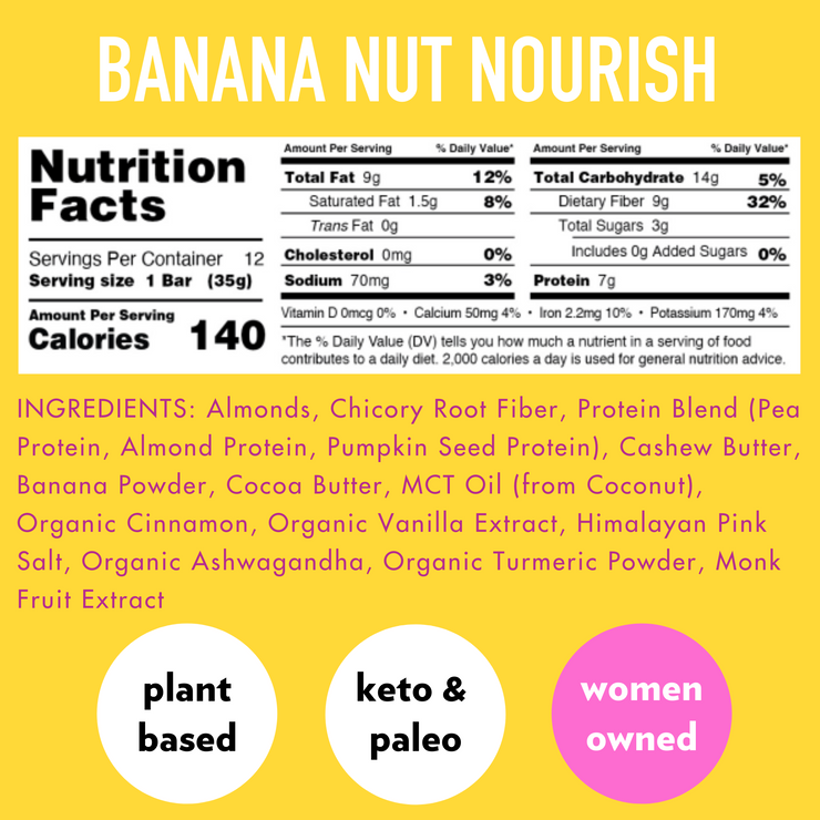 Banana Nut NOURISH (12 Count) 🍌