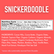 Dark Chocolate Superfood Truffle Cups: Snickerdoodle (18 cups)